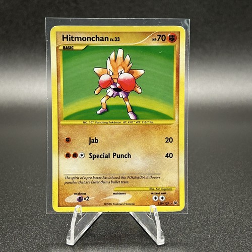 Pokémon TCG Platinum Hitmonchan 129/127 Holo Secret Rare EX