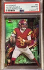 2024 Topps Finest Jayden Daniels Green Refractor /75 PSA 10 Commanders RC 🔥