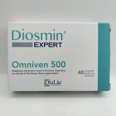 DuLac Pharma Diosmin Expert Omniven 500 Tablets 40 Blood & Circulatory Health