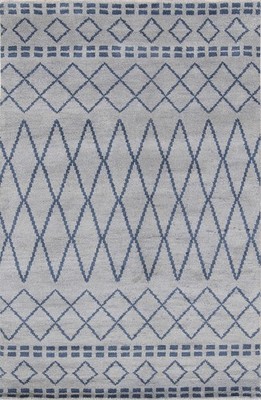 Moroccan Trellis Handmade Luxury Hand-Knotted Wool Rugs Bedroom 5x8 ft