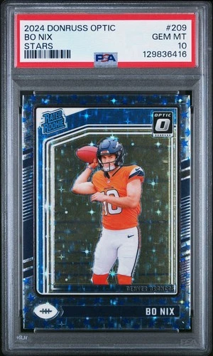2024 DONRUSS OPTIC BO NIX #209 RATED ROOKIE STARS PRIZM PSA 10 (RC)