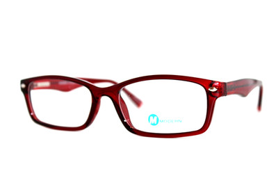 NEW MODERN OPTICAL ACCESS BURGUNDY AUTHENTIC EYEGLASSES MEN'S FRAMES 54-18-150MM