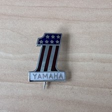 Vintage Yamaha United States Enamel Pin Badge 1970's