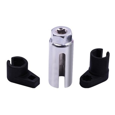 3pcs 1/2'' and 3/8'' Drive Wrench Tool Socket 7/8'' 22mm Oxygen Socket Set