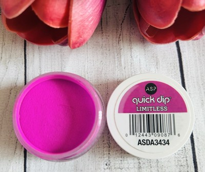 ASP Quick Dip Limitless Hot Pink Dip Powder ASDA 3434 0.5 oz New
