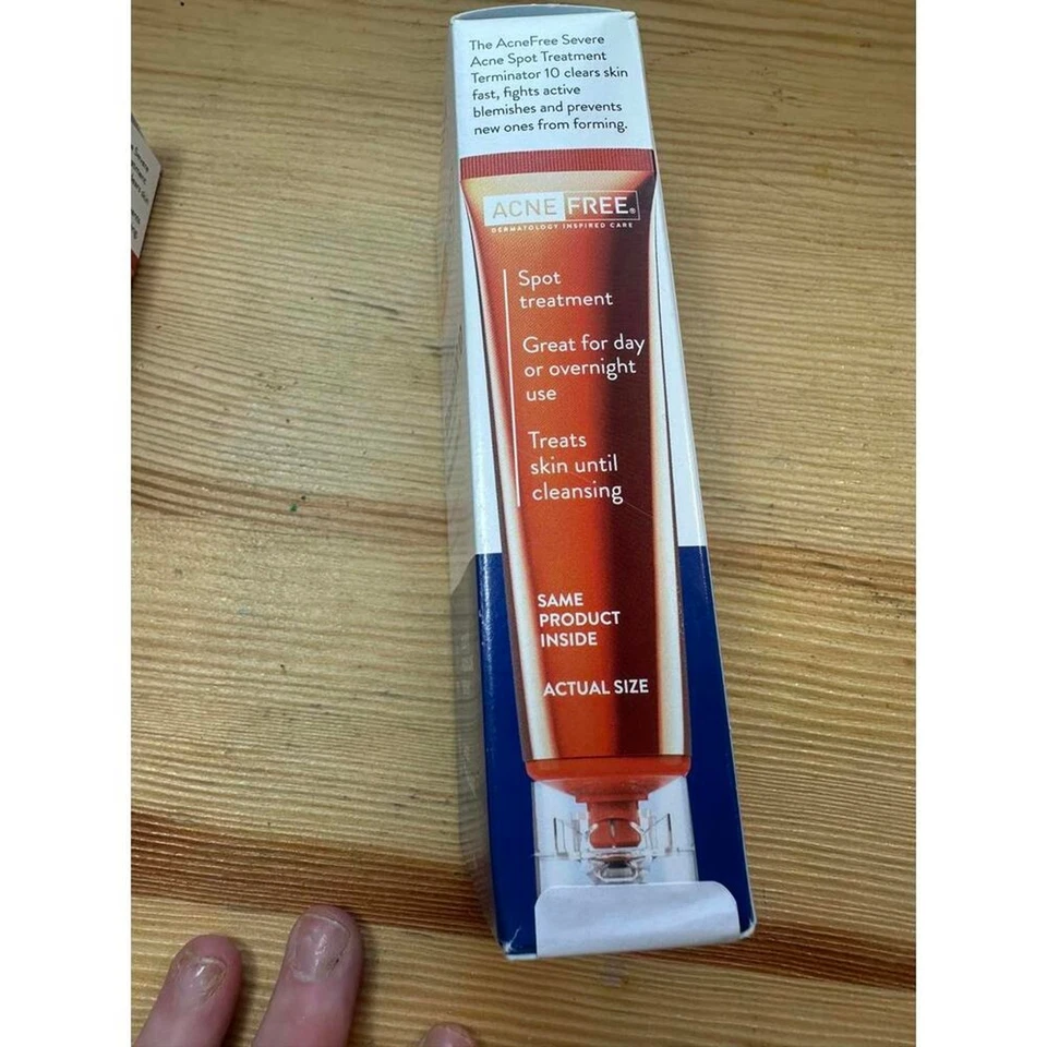 Lote de 3 Tratamiento de manchas de acné severo Terminator 10 sin acné 1 oz Foto 3 de 4