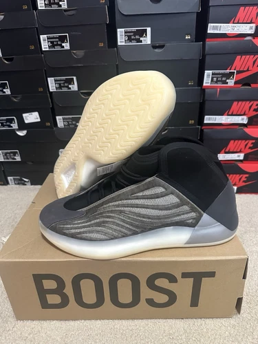 Scarpe Adidas Yeezy Qntm Basket Uomo Grigio H68771 Taglia 18 Nuove