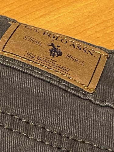 U.S. Polo Assn. Boys Jeans Size 12 Gray Denim Pants - Picture 6 of 7