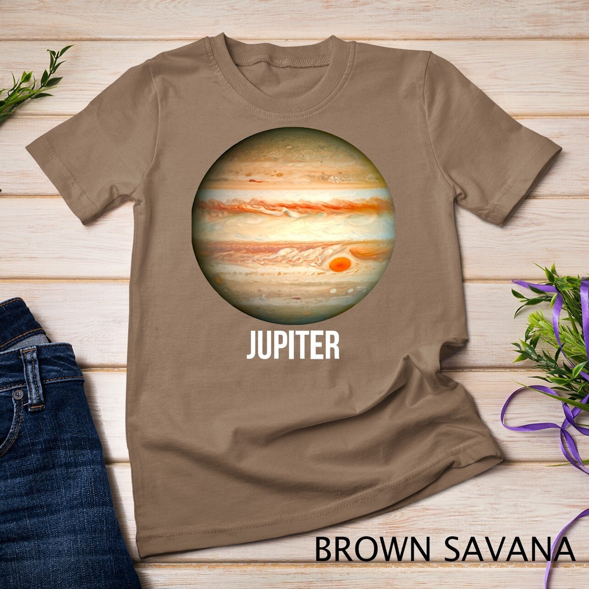 Jupiter Planet Gas Giant Astronomy Galaxy Science Unisex T-shirt