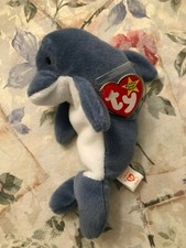 RARE RETIRED TY BEANIE BABY 'ECHO' WITH MANY ERRORS MINT
