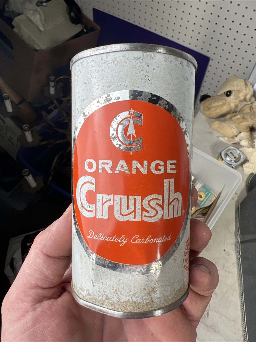 TANCHJIM SODA 中古 Vintage Orange Crush Juice Tab Top Soda Pop Can 1960's | eBay