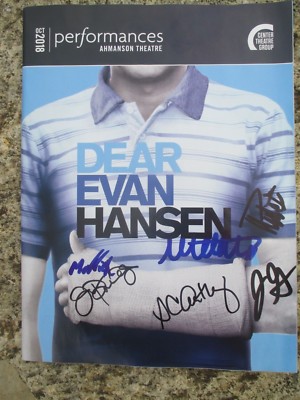 SIGNED Dear Evan Hansen Broadway Musical Playbill PROGRAM