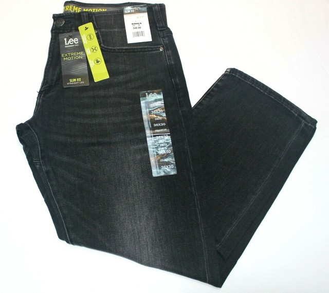 extreme motion slim straight leg jeans