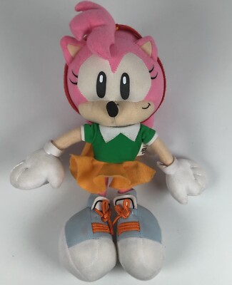 Great Eastern Sonic The Hedgehog Amy Rose Real Laces Plush