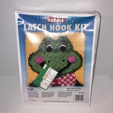 Caron International Natura Latch Hook Kit "Froggy" 12" x 12" New Factory Sealed