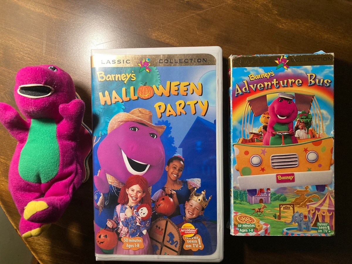 Barney - Barneys Halloween Party VHS 1998 Clamshell Classic