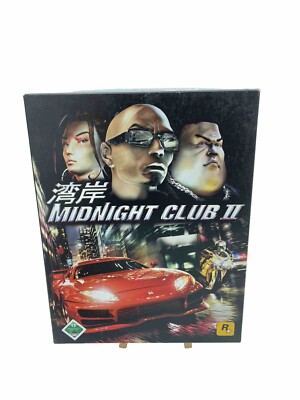 Midnight Club 2 PC Big Box 2005 Rockstar Games Eurobox Retro Rennen Autos Kratze