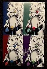 LADY DEATH: GALLERY #1 POP ART SIGNED DAVID HARRIGAN ARTIST PROOF NM TOPLOADER