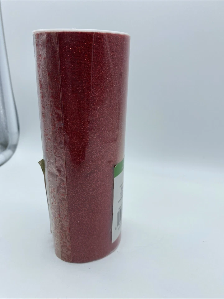 Organza Brillante 6” x 10 yardas Navidad Rojo RS194 Flora Artesanal Vacaciones Festivas Foto 3 de 4