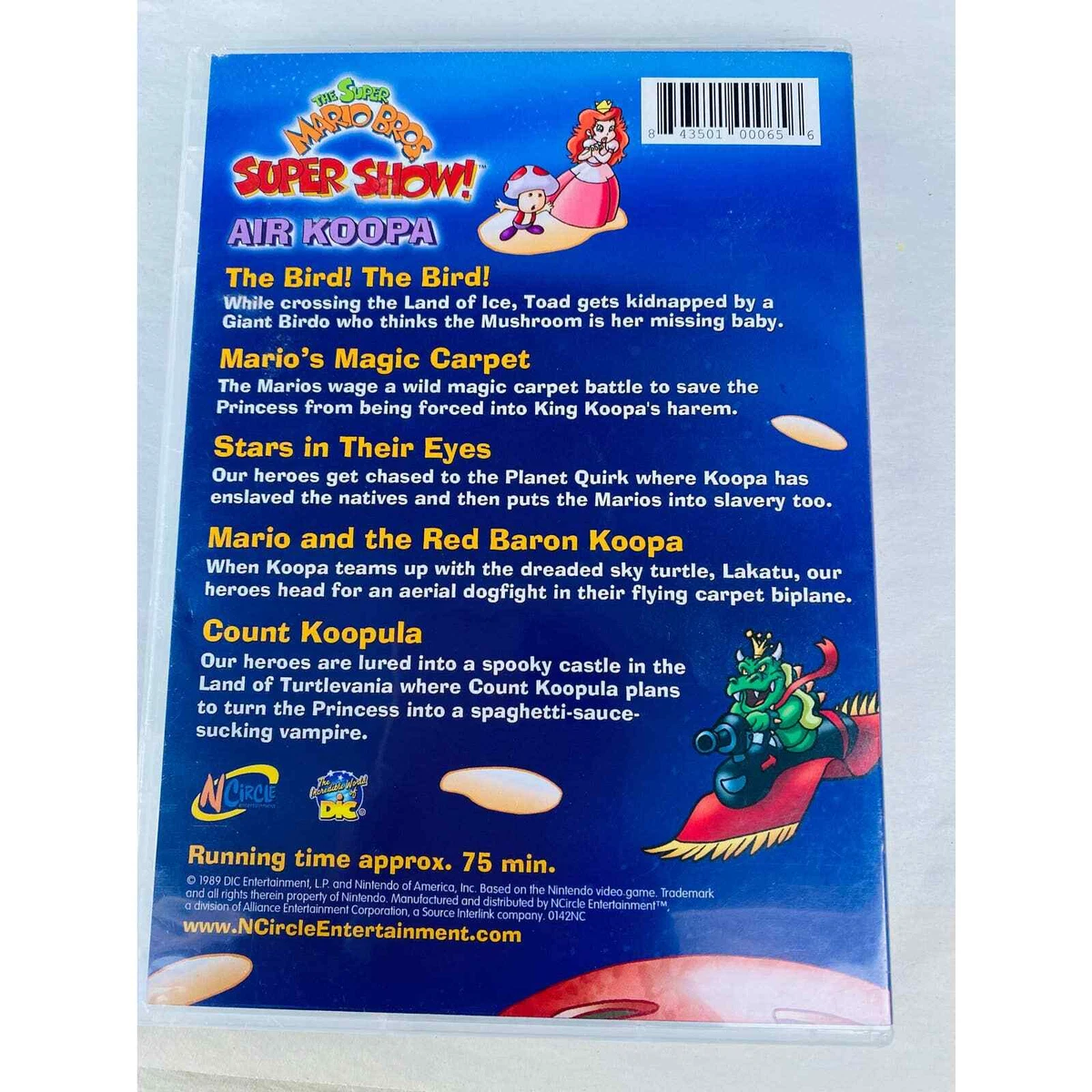 Super Mario Bros Super Show Air Koopa DVD | eBay