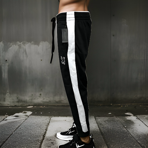 ^SEAN JOHN^ (BLACK) POLYESTER JOGGER SWEATPANTS (XB SIZED) - Picture 3 of 11