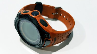 Vintage PRG-70 Solar Alti-Baro Thermo Compass Rescue Orange