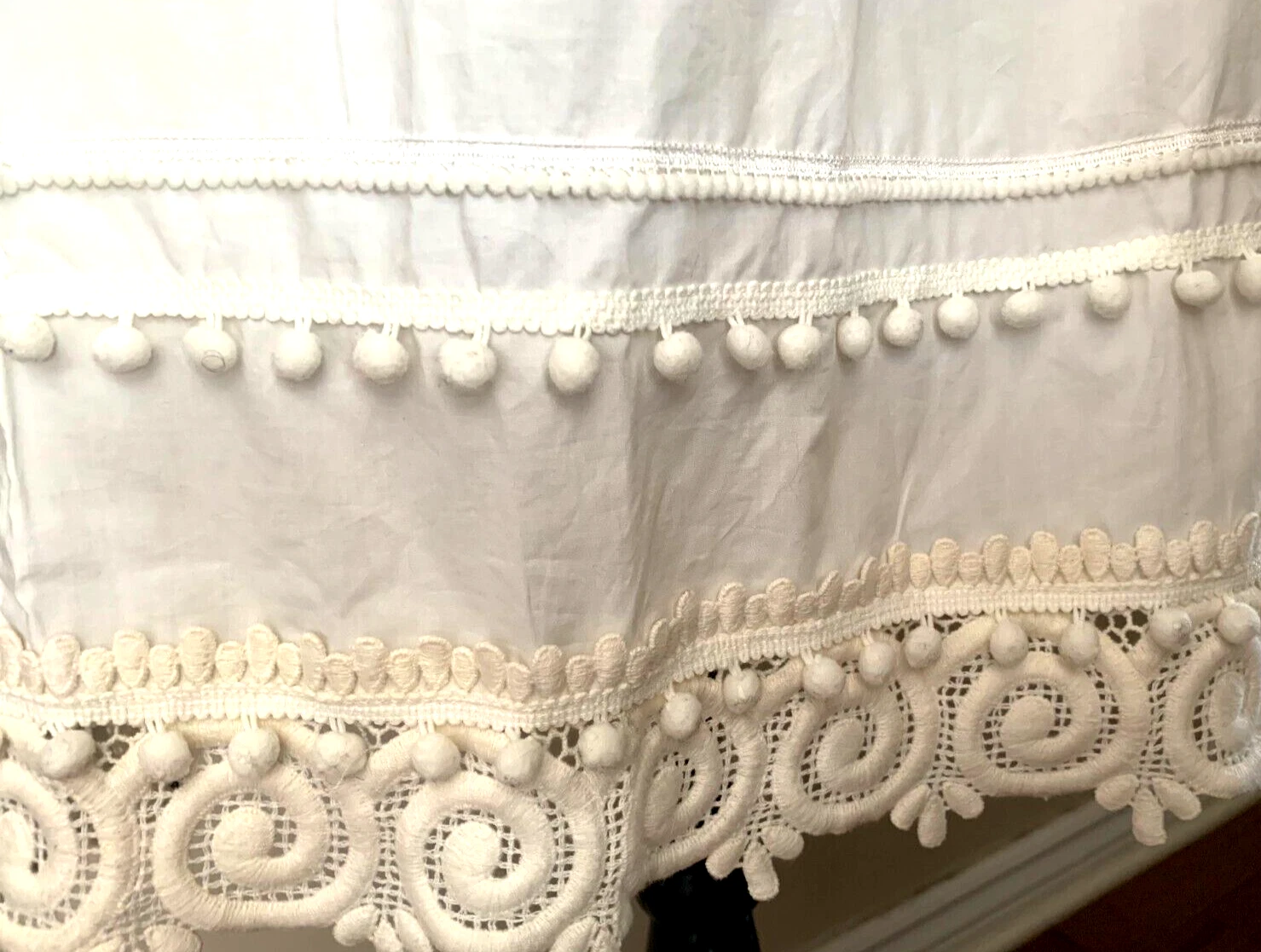 OFF WHITE ABITO IN COTONE BIANCO DEREK LAM IO CROSSBY TAGLIA 6 NUOVO CON ETICHETTE