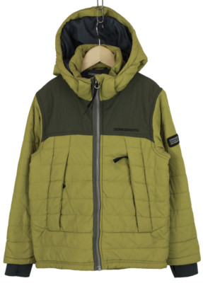 DIDRIKSONS Wilson BS Puff Jacket Boy's 130 CM Padded Removable Hood Quilted