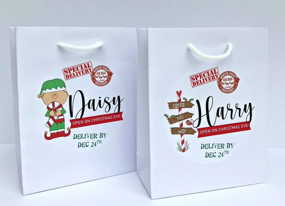 Personalised xmas gift bags outlet