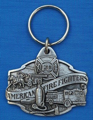 AMERICAN FIRE FIGHTERS  Relief Schlüsselanhänger blank