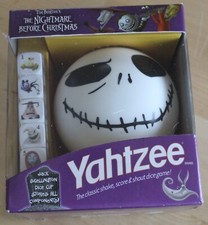 DAMAGED BOX/NEW/SEALED YAHTZEE TIM BURTONS THE NIGHTMARE BEFORE CHRISTMAS 2009