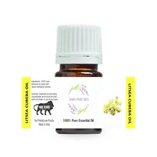 LITSEA CUBEBA OIL PURE NATURAL ESSENTIAL PURE ORGANIC FROM INDIA USD