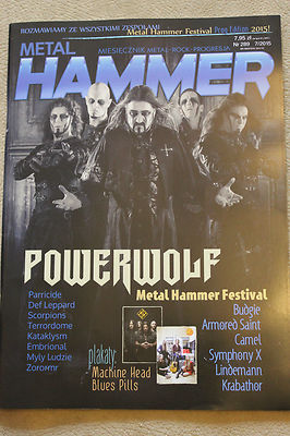 Metal Hammer 7/2015 Faith No More, Machine Head, Lindemann, Powerwolf, Blue Pil
