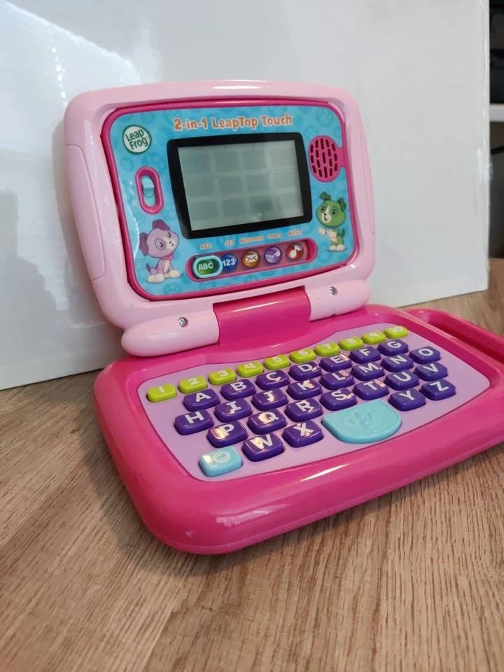 Leap Frog, Educational Toys For Kids, "2 in 1 Leaptop Touch" Pink - Image 2 of 4