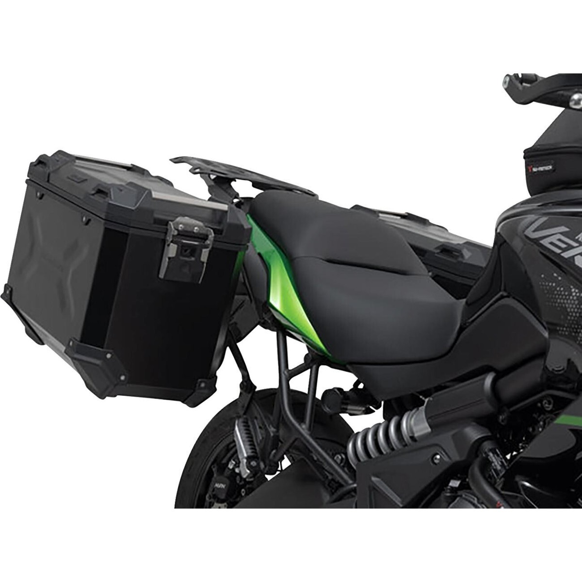 14-24 for Kawasaki Versys 650 SW-MOTECH Aluminum Case System Black