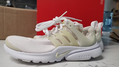 NEW Nike Presto (GS) 833875 100 White/White-White Kids Size 4, Women's Size 5.5