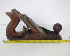 Vintage Craftsman 9 3/4 Inch Wood Plane- Made In USA Smooth Bottom L