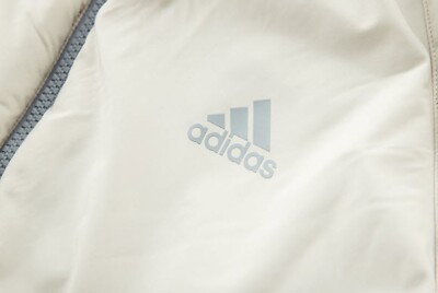 Adidas Men Reversible Sherpa Jacket Ivory Athletic Casual Top GYM
