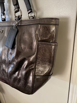 バッグ coach grunge shoulder bag beige silver s-l400.jpg