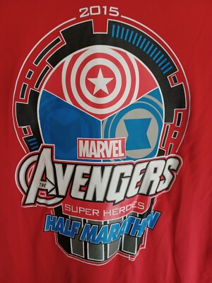 Run Disney Avengers Super Heroes Half Marathon Long Sleeve