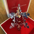 Vintage Silverplated Reed & Barton Snowflake Bell Ornament, 3 1/2"in box — photo 2