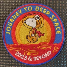 NASA - JOURNEY TO DEEP SPACE PATCH 2023- ASTRONAUT MOON MISSION CAMPAIGN - 3.5”