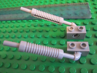 Lego 2 x Minifigur Auto / Fahrzeug silber / grau Auspuffrohre Technic Star Wars