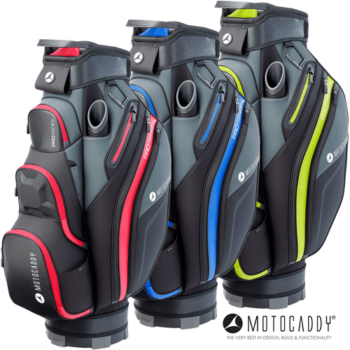 MOTOCADDY 2024 PRO SERIES GOLF CART TROLLEY BAG / PREMIUM PU LEATHER GOLF BAG eBay