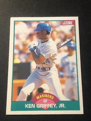 1989 Score Rookie & Traded Ken Griffey Jr #100T Rookie RC HOF