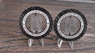 FAM FAMS FLETC Federal Air Marshal Training Center Spinner Challenge Coin #15