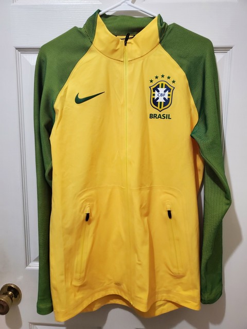 Nike Dri-Fit Brazil International Team FIFA World Cup Jacket Authentic Small G14 | eBay