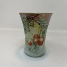 J & C Bavaria Bud Vase Peach Pattern