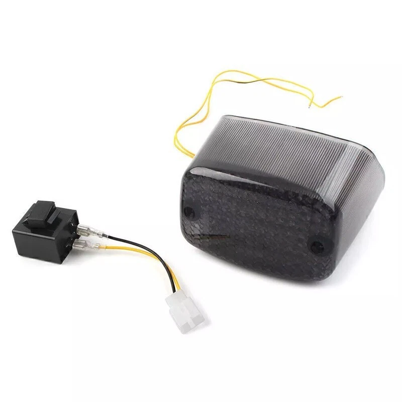 Señales de giro de luz trasera LED integradas para Yamaha Virago 700 750 1000 1100 XV700 Foto 3 de 4