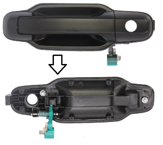 Poignée de porte pour remplacer côté droit sur Kia Sorento 2003-2009 de rechange